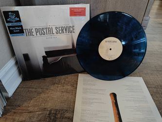 Postal Service - Give Up - Vinyl - Limited Newbury Comics Blue w/Black Swir