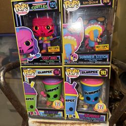 Funko Pops Black Light
