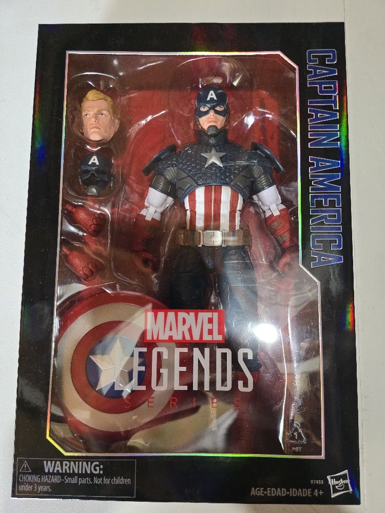 Marvel Legends Series CAPTAIN AMERICA 12" Action Figure 2015 Hasbro New
