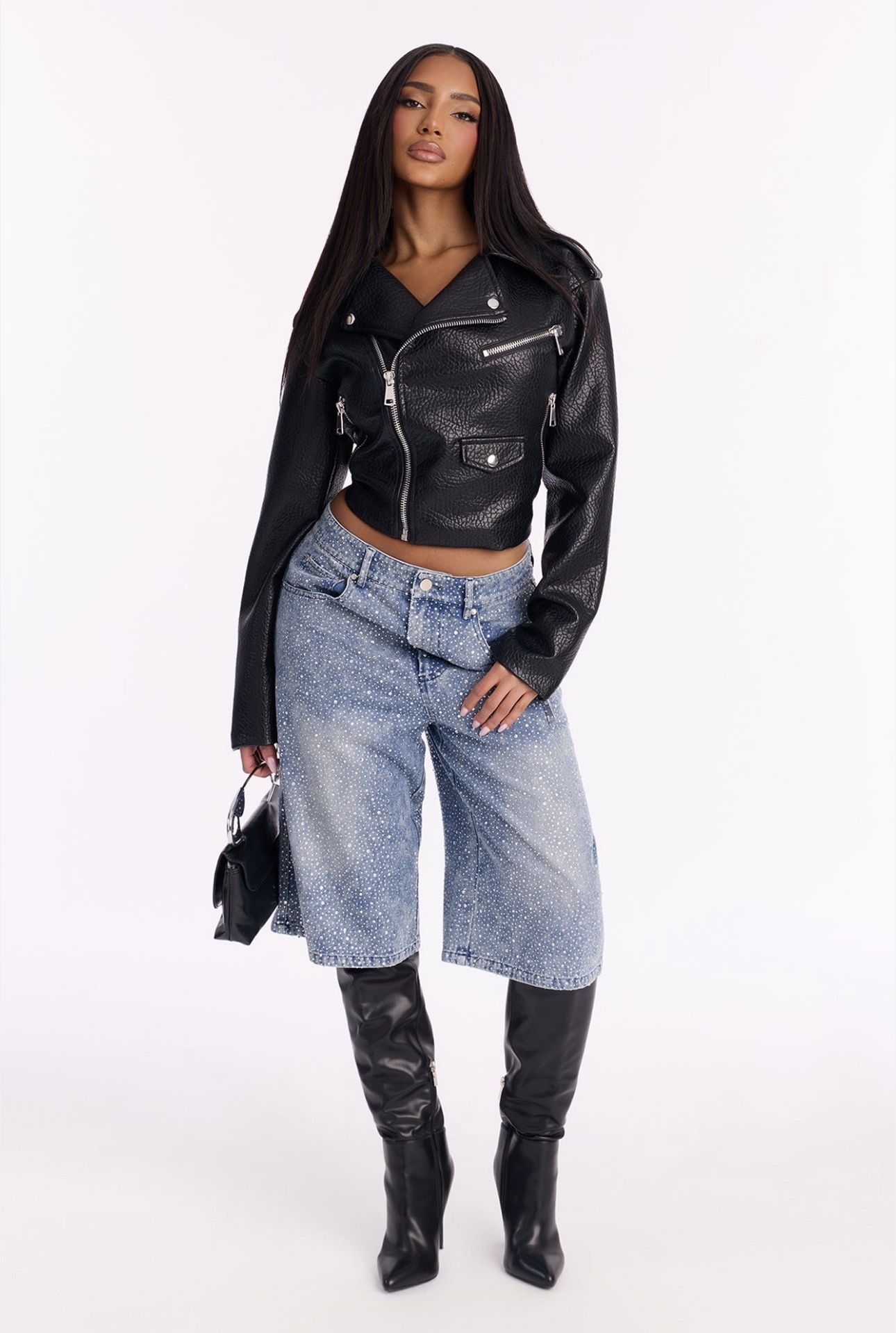 Diamonds Denim Short