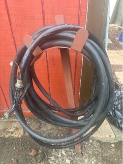 Craftsman Rubber Garden Hose 50ft  x 5/8", Water Hose Heavy Duty,