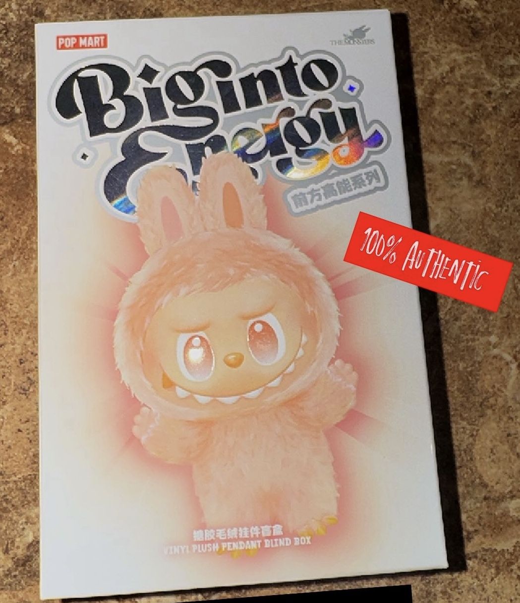 LABUBU BIG INTO ENERGY 100% authentic 