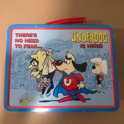 Vintage UNDERDOG Lunch Box/Pail. I Great Condition!