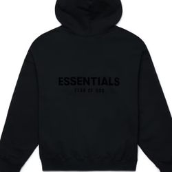 Black Essential hoodie
