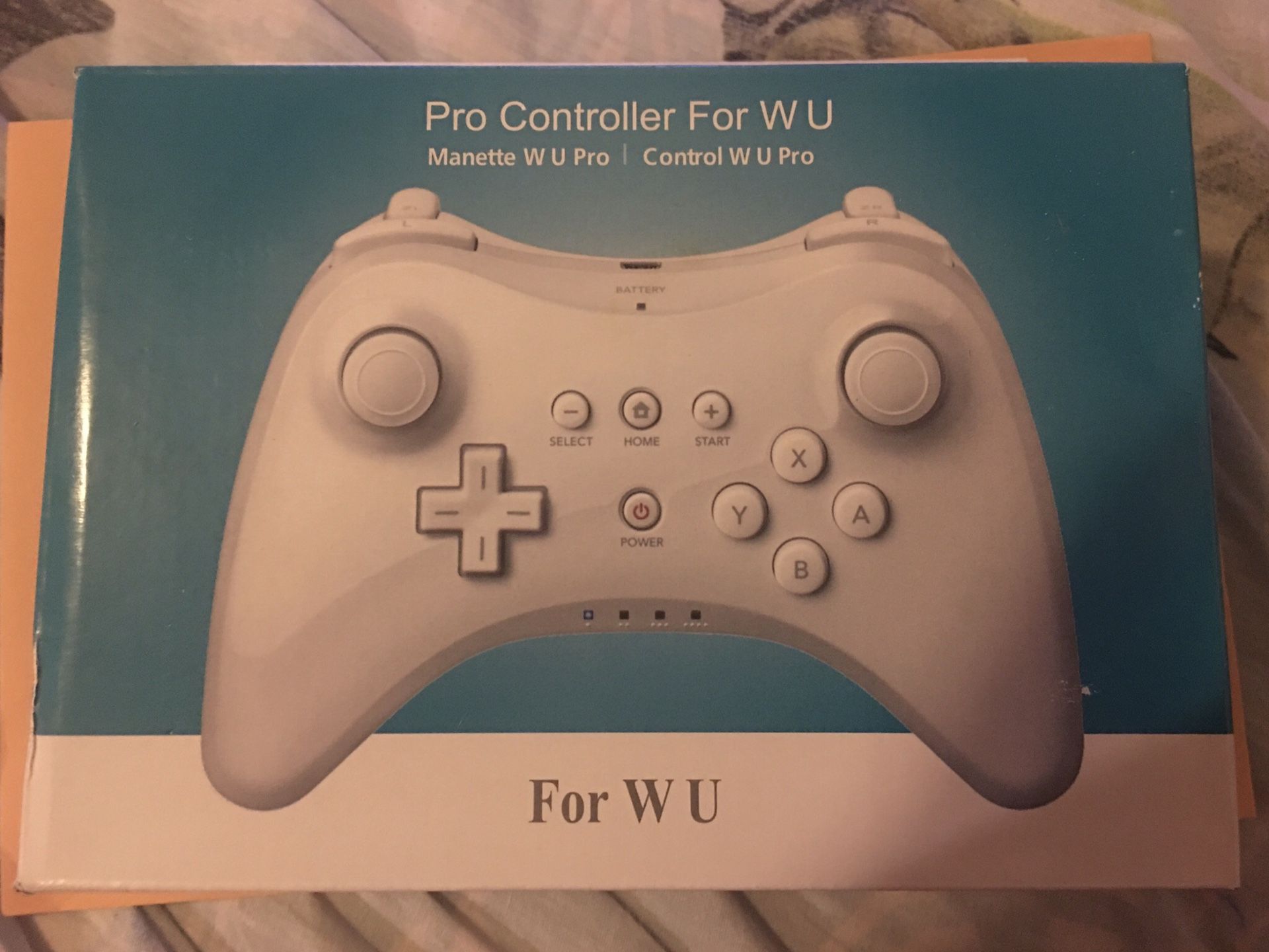 Wireless Remote Gamepad Controller For Nintendo Wii U Pro