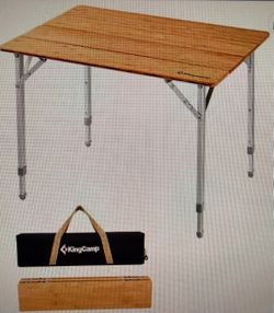 KingCamp Bamboo Folding Table