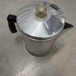 Vintage Aluminum Camping Coffee Percolator – Stove Top