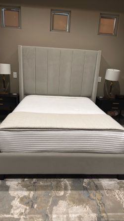 Queen sized bed