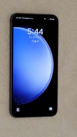 SAMSUNG GALAXY S23 FE 5G 128 GIGABYTES IN BLACK COLOR PHONE IS UNLOCKED FOR ANY COMPANY CARRIER