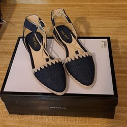 Womens Nine West Unah Pointed Toe Flat Lace Up Sandals