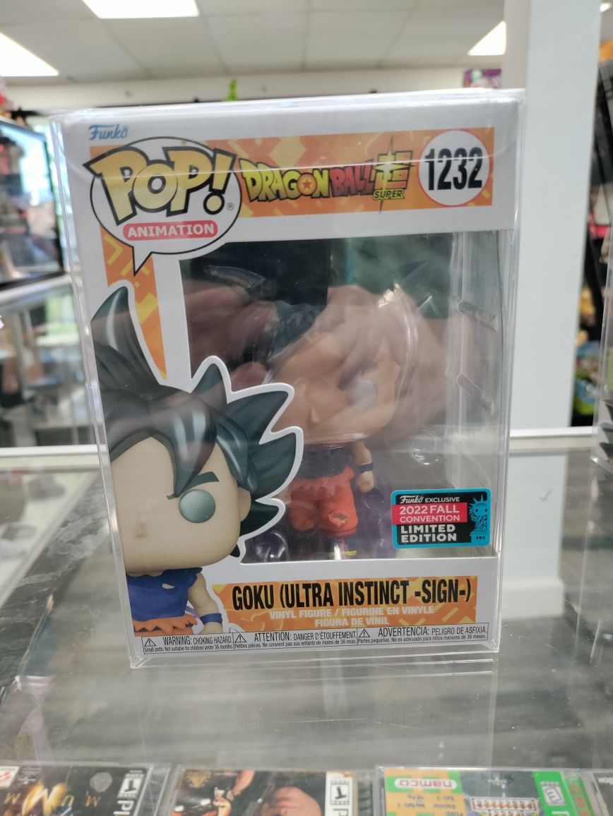 Goku Ultra Instinct Sign Pop