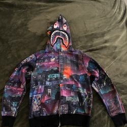 Bape Hoodie (Neon Tokyo) $500 OBO