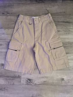 Beige Cargo Shorts