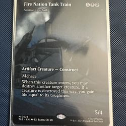 Fire Nation Tank Train - Noxious Gearhulk (Borderless) - Avatar: The Last Airbender: Eternal-Legal (TLE) Magic The Gathering Mtg Card