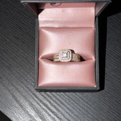 Rose Gold Engagement/ Wedding Ring