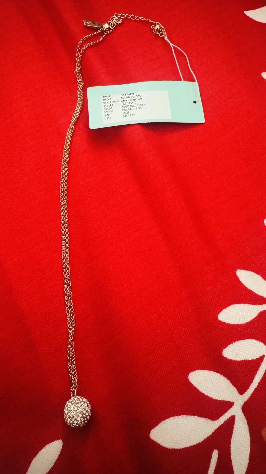 Brand new Kate Space Chain With Locket - Christmas Special