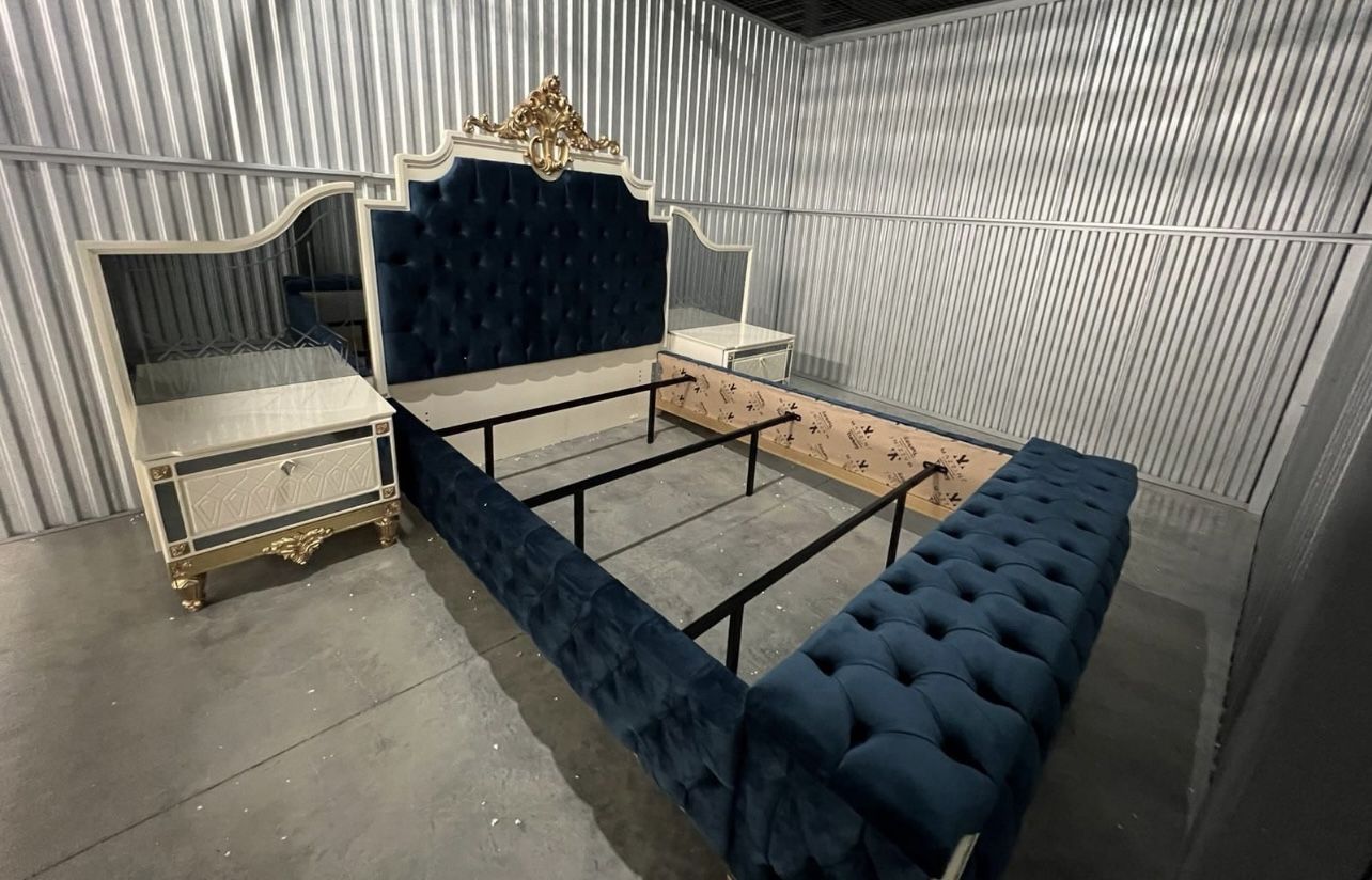 modern Turkish style queen bedroom set