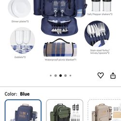 Mr And Mrs Picnic Backpack