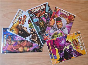 TMNT vs Street Fighter COMICS (full set)