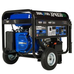 DuroMax 4,850 Watt Dual Fuel Portable HX Generator w/ CO Alert (XP4850HX)