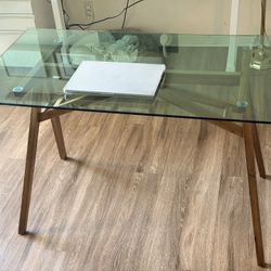 $150 Glass Mid-Century Modern Desk