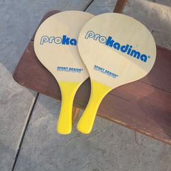 Set Ping Pon Wood Raquets