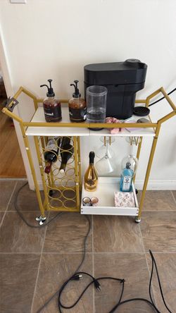 Wine bar cart