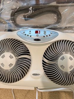 Bionaire Twin Window Fan with Remote