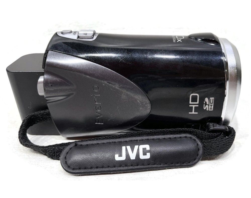 JVC Model Number GZ HM320BU Everio HD Digital Camcorder and Accessories. Tested. Working