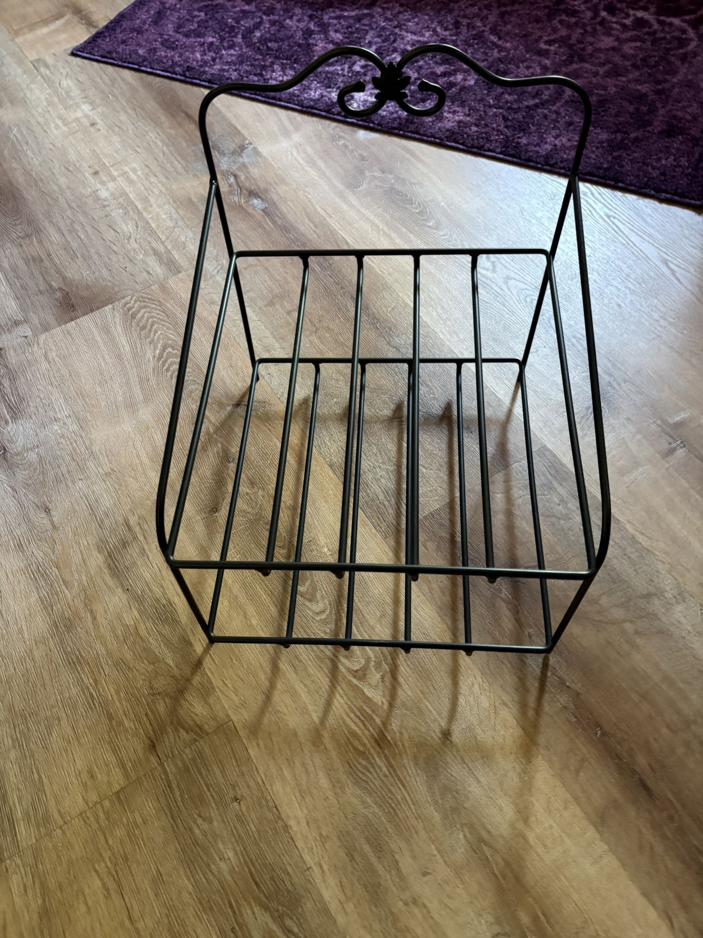 Longaberger Wrought Iron Large Paper Tray Stand