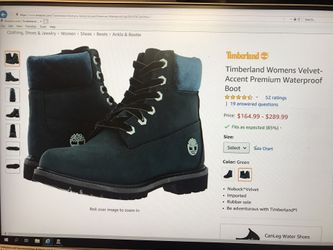 Women’s velvet timberland new