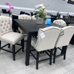7pc Counter Height Set 🔥 Take It Home With Only $50 Down 