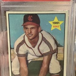1961 Topps Baseball #416 Dick Howser PSA 6.5