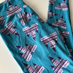 Lularoe Disney Castle One Size Leggings