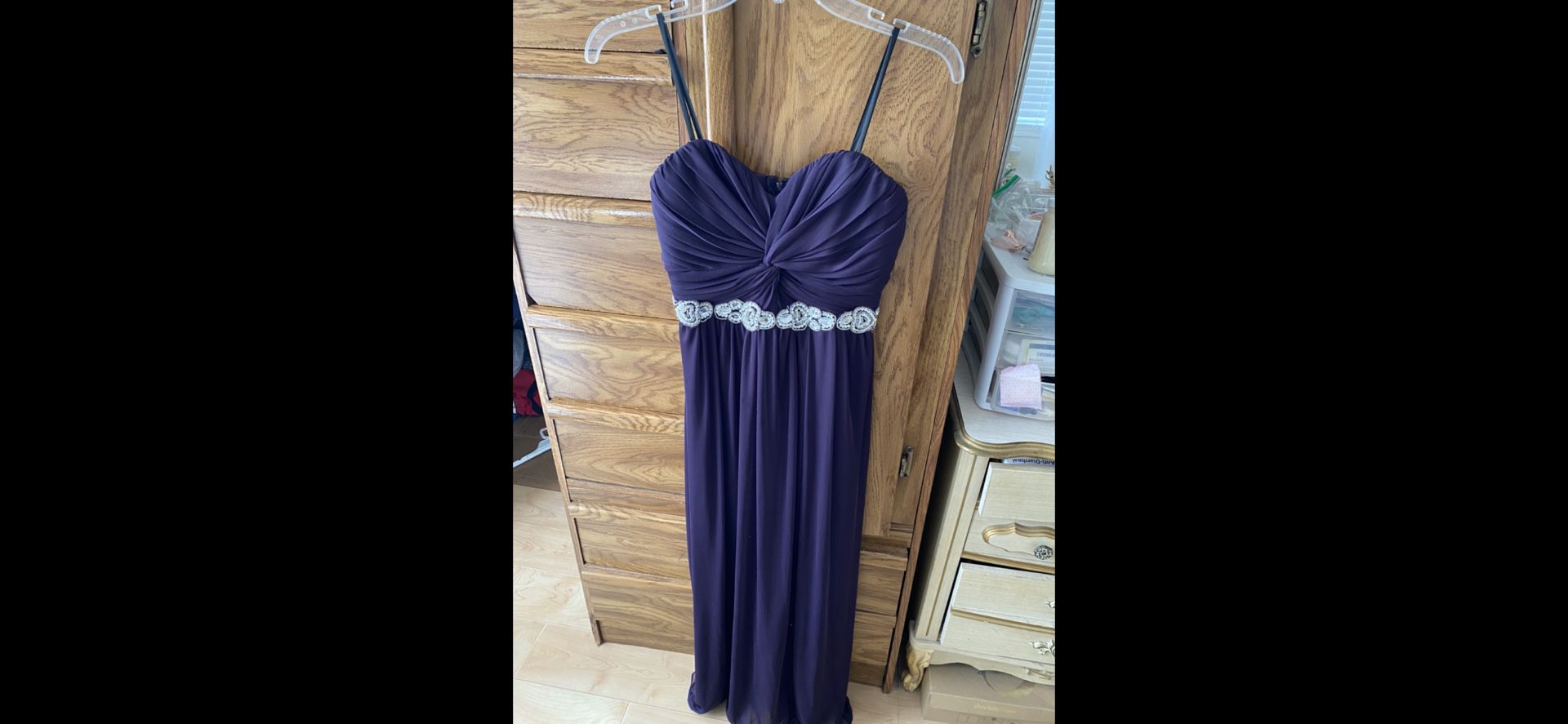 Formal purple dress size 7
