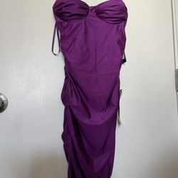Juniors City Studio Purple Dress Small