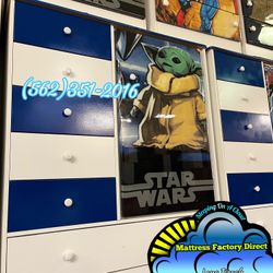Baby Grogu Closet Wardrobe Dresser New Comoda Star Wars 