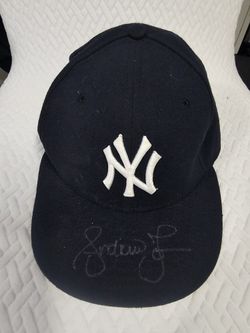 Signed Andruw Jones Baseball Cap.