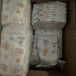 Open Box Huggies Diapers Size 2