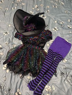 Girls Witch Halloween Costume Set 4-6