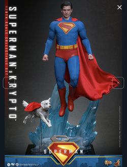Superman & Krypto Sixth Scale Figure Set - Movie Masterpiece Series - Superman (2025) - DC Comics (Hot Toys)