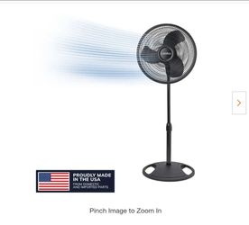 Lasko 16 in. 3 Speed Oscillating Pedestal Fan