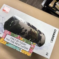 Jbl Charge 5 Bluetooth Speaker New - Pay $5 today and pay the rest later -