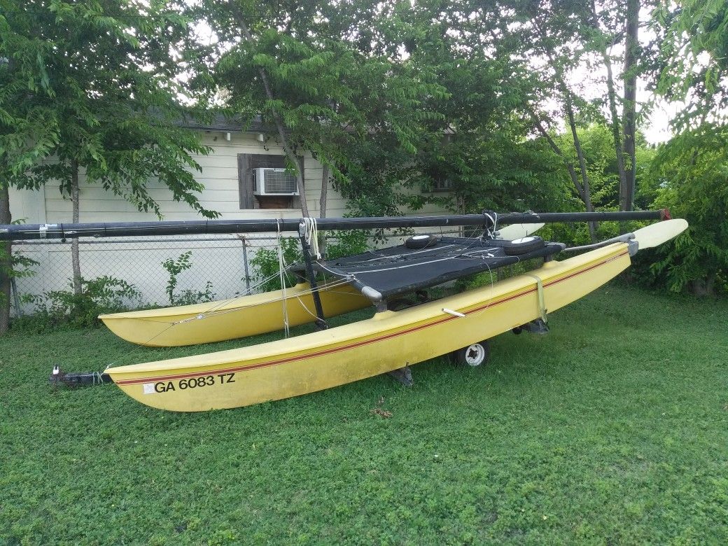 Hobie-Cat Sailboat Catamaran