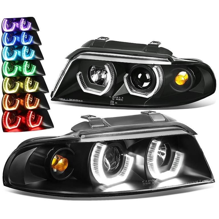1996 to 2001 Audi A4 Quattro 3D LED RGB Color Change Headlight Luces Micas Calaveras Faros Focos
