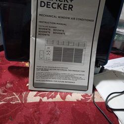 Black & Decker 6000 BTU Window Air-conditioned 