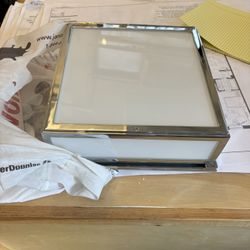 Thomas O’Brien Mercer 2 Light 12 In Chrome Bath Light Wall Light 