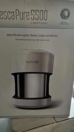 Water filtration system. Modern, simple and effective. 