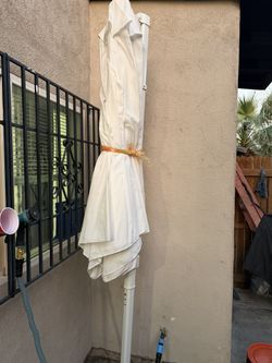 New Umbrella For A Patio
