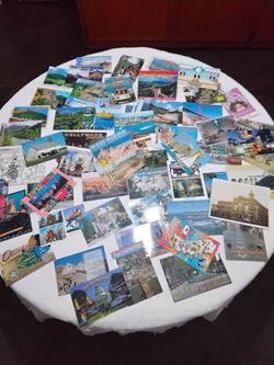Large Lot of Travel Postcards USA and More